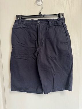 Class Club Navy Cotton Chino Shorts